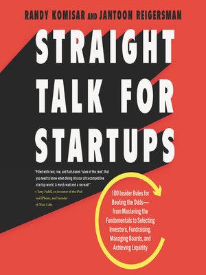 cover image of Straight Talk for Startups